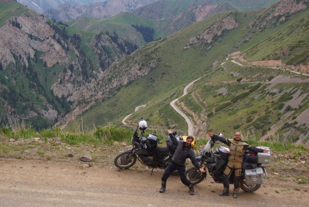 Motorrad Weltreise Kirgistan